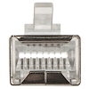 WTYK MODULARNY PRZELOTOWY EKRANOWANY RJ45T/6-EKRAN*P100 TYP EZ